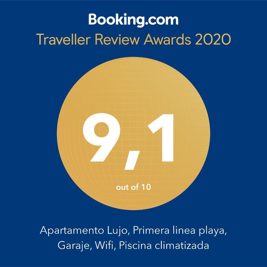 Apartamento Lujo, Primera Linea Playa, Garaje, Wifi, Piscina Climatizada روكيتاس ذي مار المظهر الخارجي الصورة