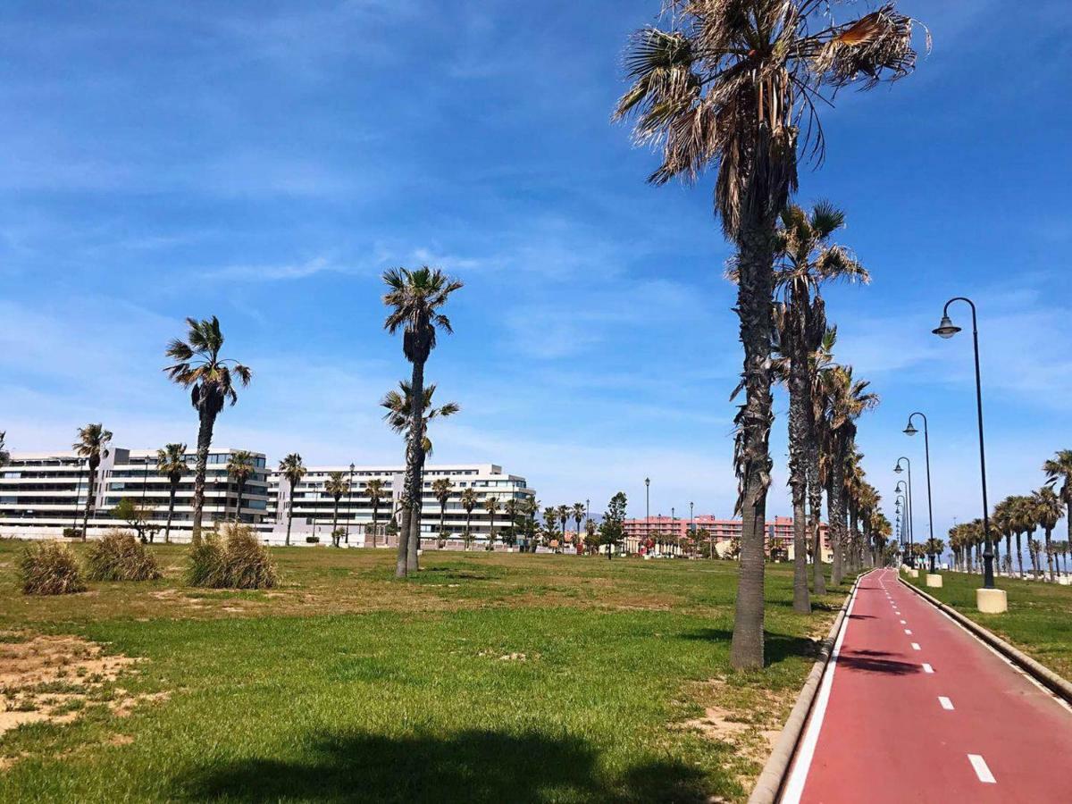 Apartamento Lujo, Primera Linea Playa, Garaje, Wifi, Piscina Climatizada روكيتاس ذي مار المظهر الخارجي الصورة